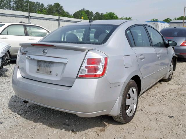 3N1AB6AP6CL703528 - 2012 NISSAN SENTRA 2.0 SILVER photo 4