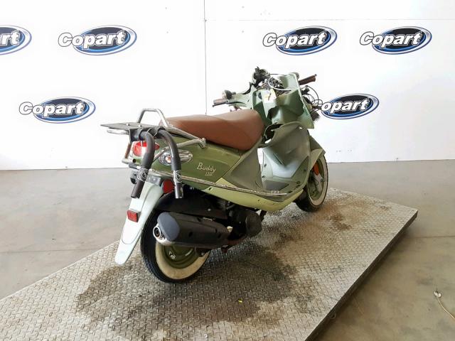 RFVPAC90XC1000656 - 2012 GENUINE SCOOTER CO. BUDDY 170I GREEN photo 4