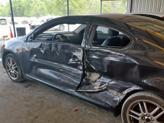 JTKDET77750039387 - 2005 TOYOTA SCION TC BLACK photo 10