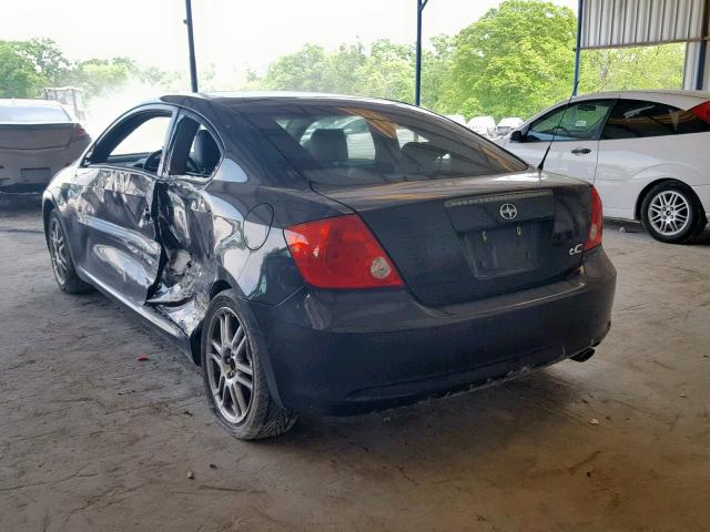 JTKDET77750039387 - 2005 TOYOTA SCION TC BLACK photo 3