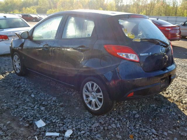 JM1DE1KY8E0183201 - 2014 MAZDA MAZDA2 SPO BLACK photo 3