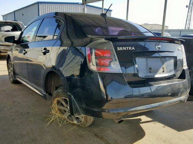 3N1AB6AP6CL668649 - 2012 NISSAN SENTRA 2.0 BLACK photo 3