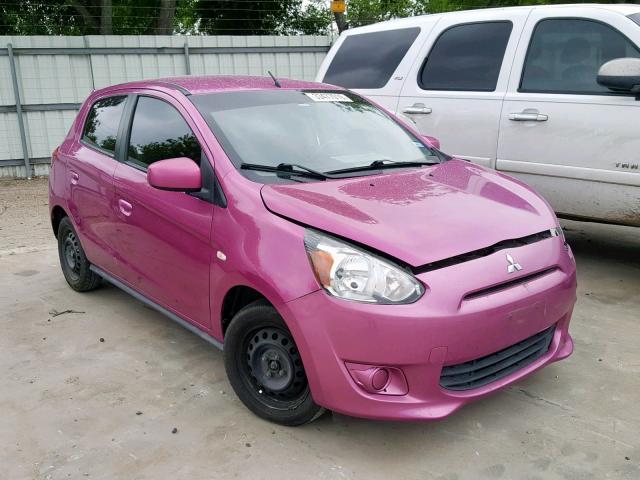 ML32A3HJ1EH010486 - 2014 MITSUBISHI MIRAGE DE PURPLE photo 1