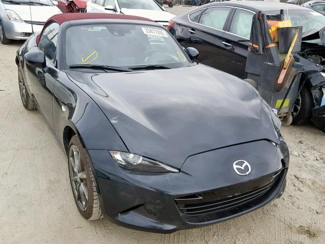 JM1NDAD79J0201288 - 2018 MAZDA MX-5 MIATA BLACK photo 1