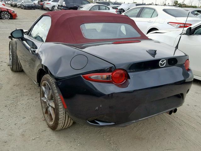 JM1NDAD79J0201288 - 2018 MAZDA MX-5 MIATA BLACK photo 3