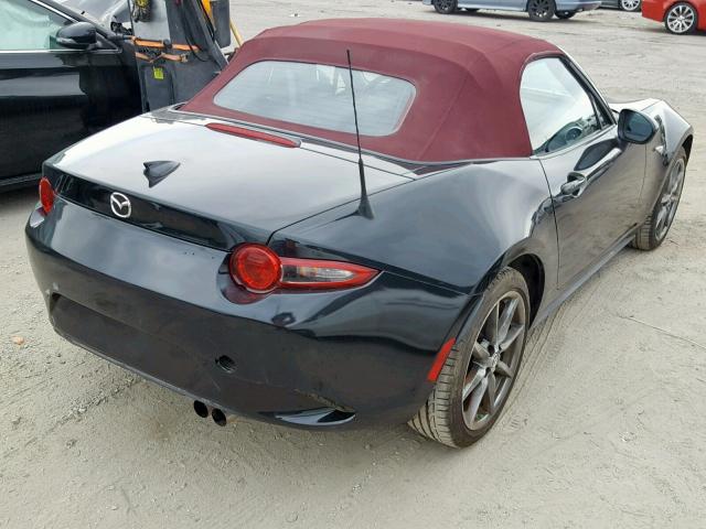 JM1NDAD79J0201288 - 2018 MAZDA MX-5 MIATA BLACK photo 4