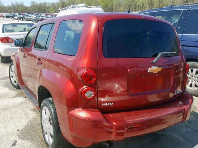 3GNCA13B49S590424 - 2009 CHEVROLET HHR LS 栗色 照片 3
