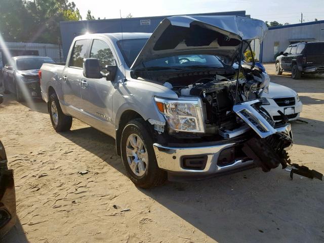 1N6AA1E68JN530111 - 2018 NISSAN TITAN SV SILVER photo 1