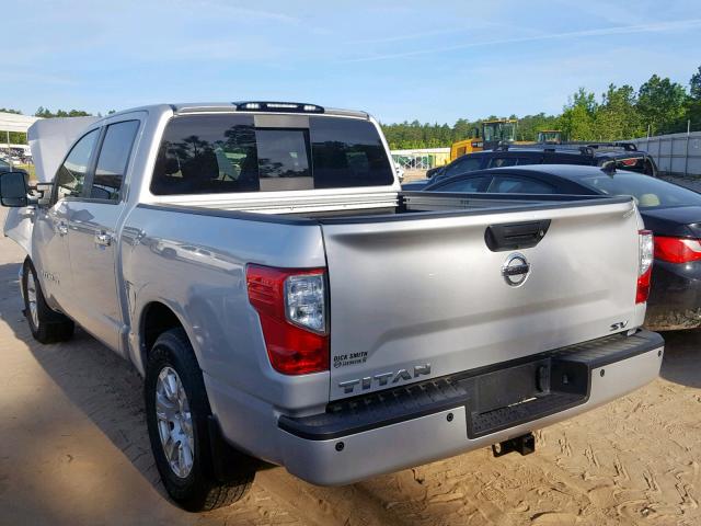 1N6AA1E68JN530111 - 2018 NISSAN TITAN SV SILVER photo 3