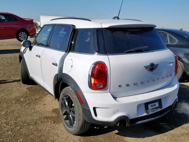 WMWZC3C59DWP23899 - 2013 MINI COOPER S C WHITE photo 3