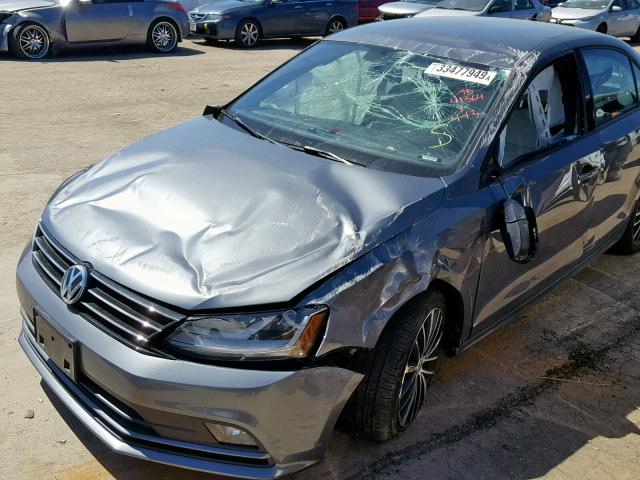 3VWD17AJ3HM408917 - 2017 VOLKSWAGEN JETTA SPOR GRAY photo 9