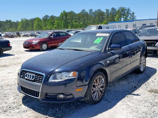 WAUAF78E98A163163 - 2008 AUDI A4 2.0T BLUE photo 2