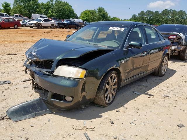 WAUCD64B24N082982 - 2004 AUDI A6 S-LINE GREEN photo 2