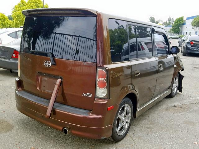 JTLKT334X64118515 - 2006 TOYOTA SCION XB 金色 照片 4