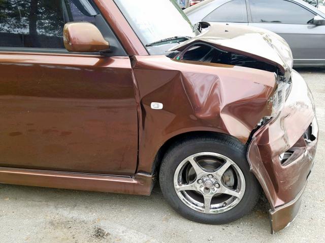 JTLKT334X64118515 - 2006 TOYOTA SCION XB 金色 照片 9