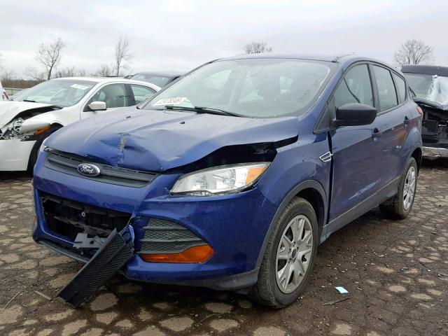 1FMCU0F77EUA67244 - 2014 FORD ESCAPE S BLUE photo 2