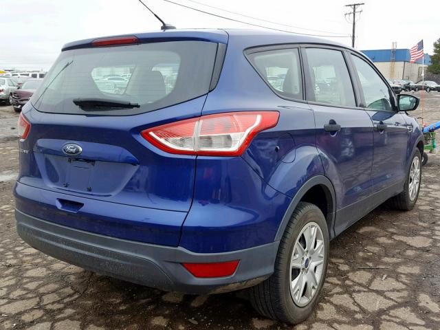 1FMCU0F77EUA67244 - 2014 FORD ESCAPE S BLUE photo 4