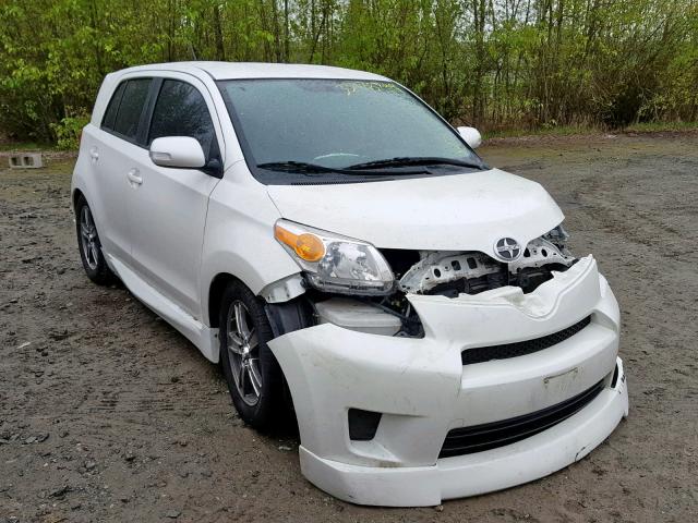 JTKKU4B44C1015905 - 2012 TOYOTA SCION XD WHITE photo 1