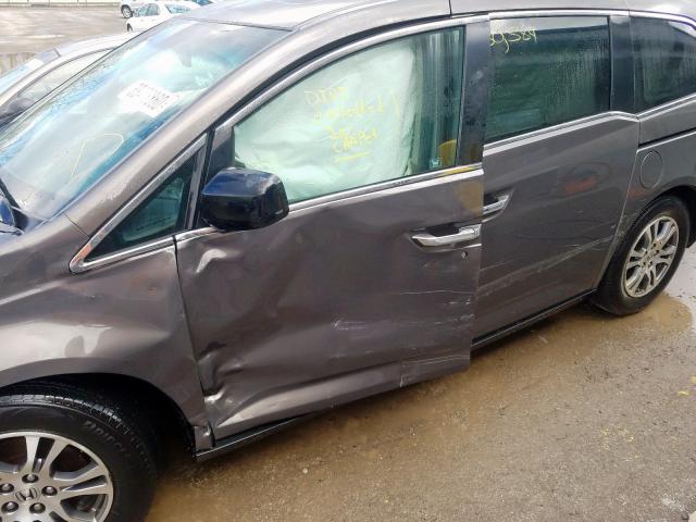 5FNRL5H62CB108887 - 2012 HONDA ODYSSEY EXL  photo 9