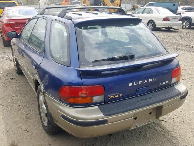 JF1GF4852YH804243 - 2000 SUBARU IMPREZA OU BLUE photo 3