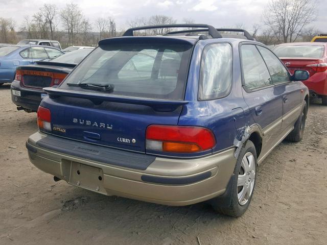 JF1GF4852YH804243 - 2000 SUBARU IMPREZA OU BLUE photo 4