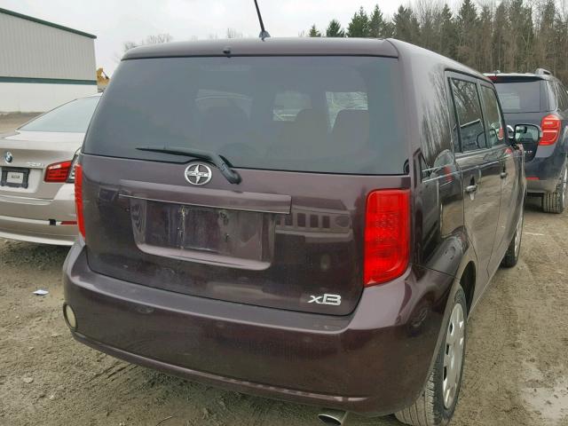 JTLKE50E391061194 - 2009 TOYOTA SCION XB 紫色 照片 4