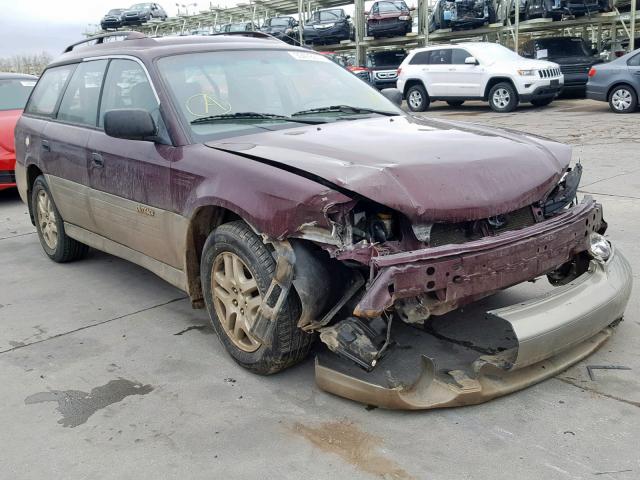 4S3BH6650Y7628490 - 2000 SUBARU LEGACY OUT MAROON photo 1