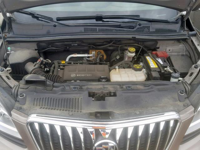 KL4CJASB0FB069759 - 2015 BUICK ENCORE BROWN photo 7