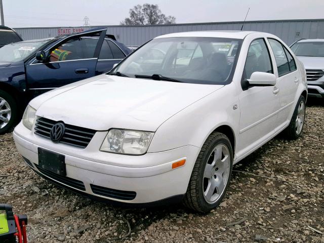 3VWSS29M91M070807 - 2001 VOLKSWAGEN JETTA GLS WHITE photo 2