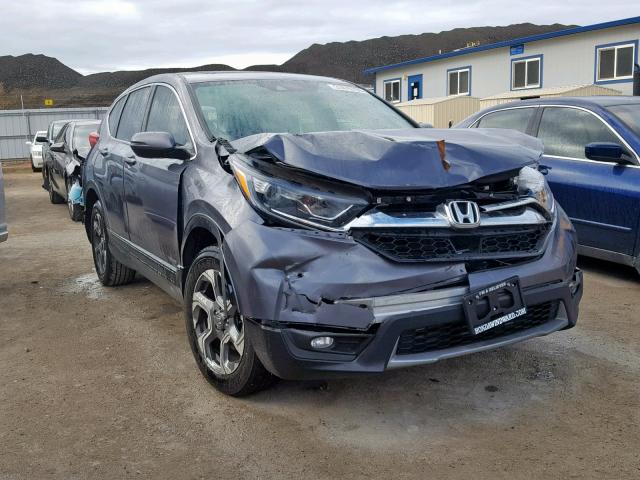 5J6RW2H87HL001517 - 2017 HONDA CR-V EXL GRAY photo 1