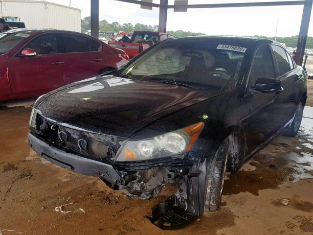 1HGCP26818A047983 - 2008 HONDA ACCORD EXL BLACK photo 2