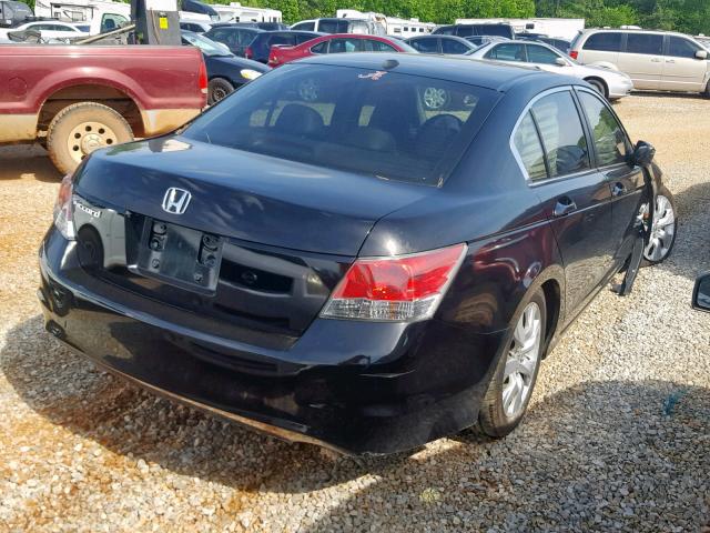 1HGCP26818A047983 - 2008 HONDA ACCORD EXL BLACK photo 4