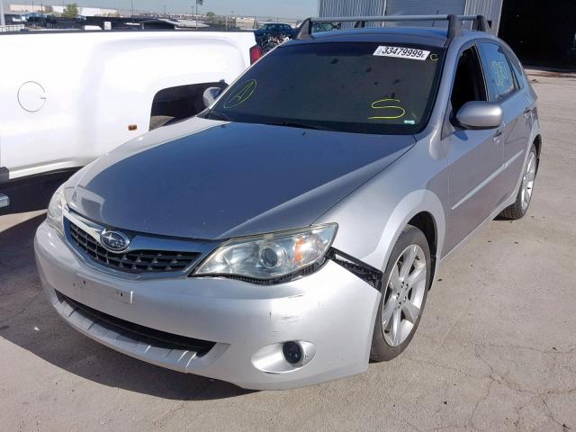 JF1GH63648H838223 - 2008 SUBARU IMPREZA OU SILVER photo 2