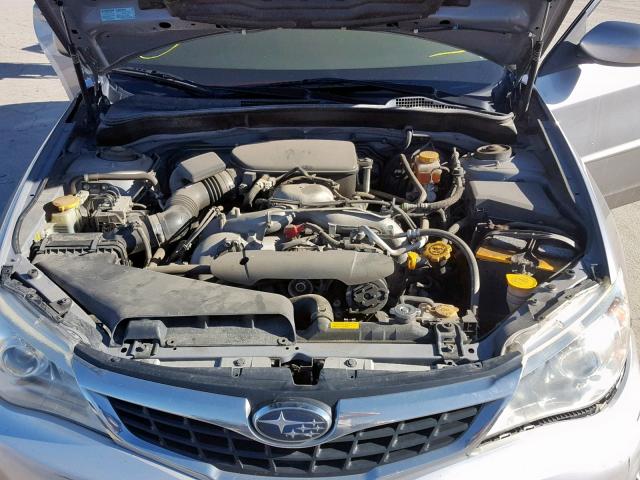 JF1GH63648H838223 - 2008 SUBARU IMPREZA OU SILVER photo 7