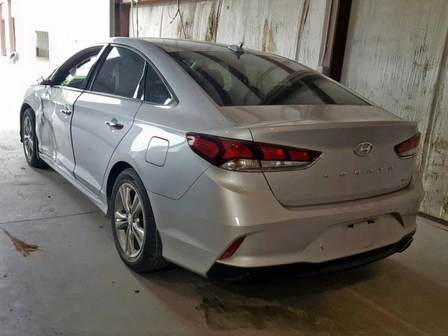 5NPE34AF9JH673123 - 2018 HYUNDAI SONATA SPO SILVER photo 3