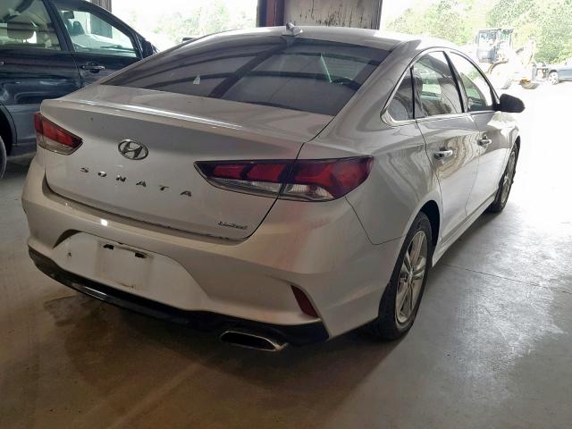 5NPE34AF9JH673123 - 2018 HYUNDAI SONATA SPO SILVER photo 4