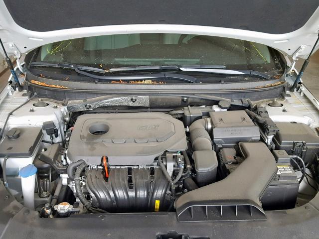 5NPE34AF9JH673123 - 2018 HYUNDAI SONATA SPO SILVER photo 7