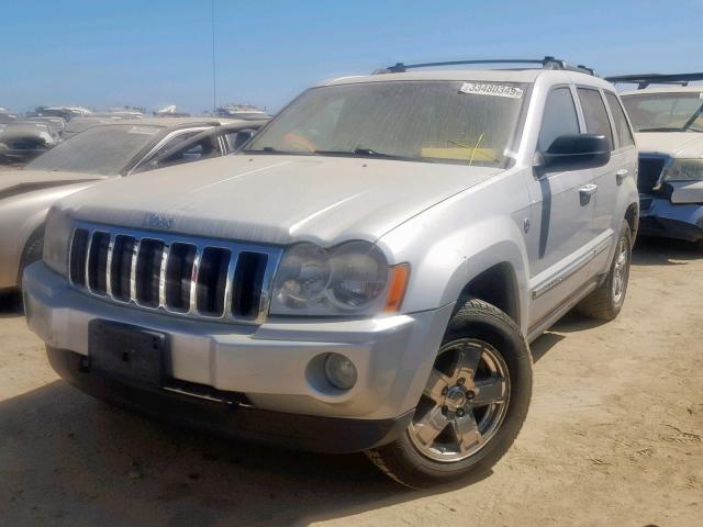 1J8HR58236C326662 - 2006 JEEP GRAND CHER SILVER photo 2