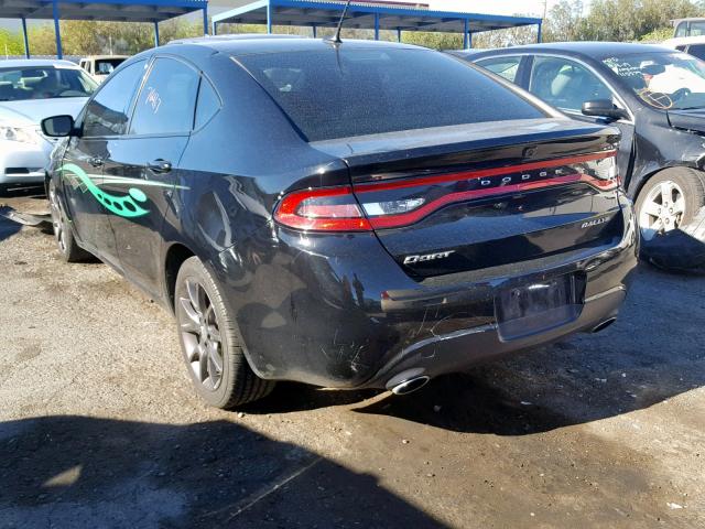 1C3CDFBB4GD505274 - 2016 DODGE DART SXT BLACK photo 3