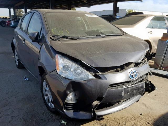 JTDKDTB36E1083330 - 2014 TOYOTA PRIUS C GRAY photo 1