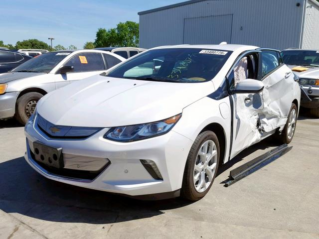 1G1RD6S56JU151144 - 2018 CHEVROLET VOLT PREMI WHITE photo 2