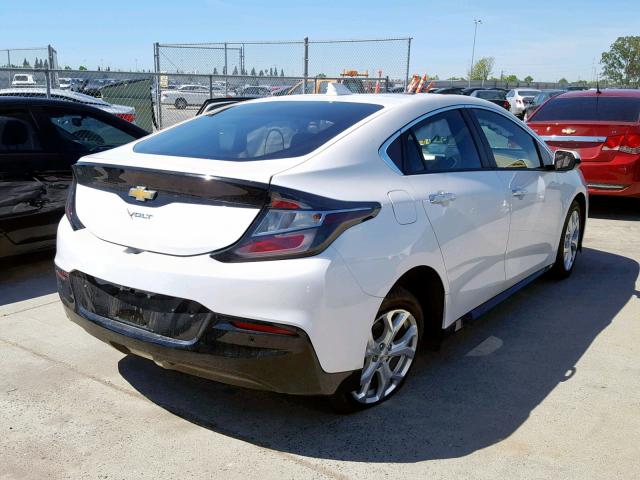 1G1RD6S56JU151144 - 2018 CHEVROLET VOLT PREMI WHITE photo 4