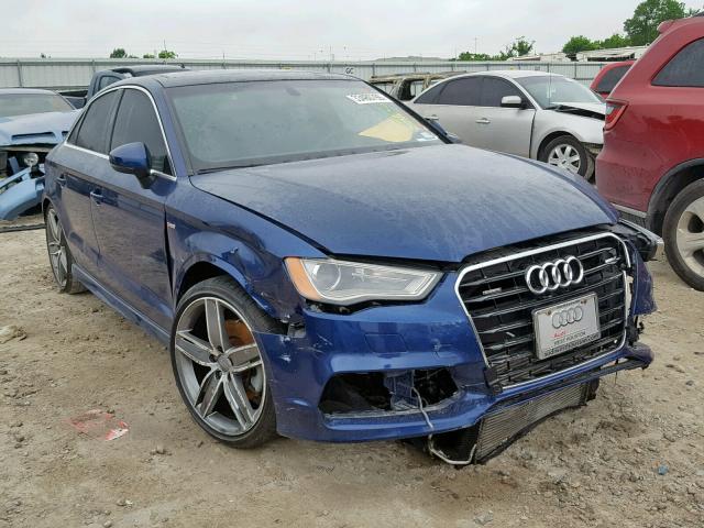 WAUJ8GFF7G1033631 - 2016 AUDI A3 PREMIUM BLUE photo 1