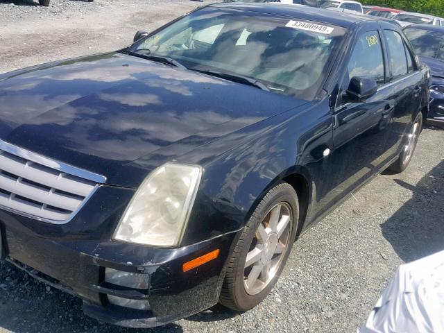 1G6DC67A450193113 - 2005 CADILLAC STS BLACK photo 2