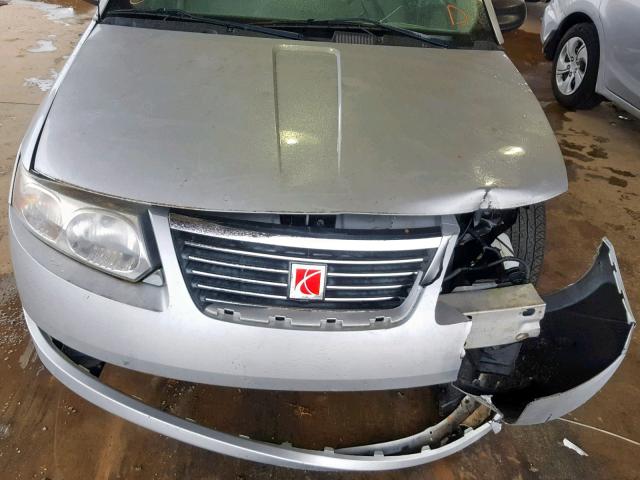 1G8AJ55F17Z179127 - 2007 SATURN ION LEVEL SILVER photo 7
