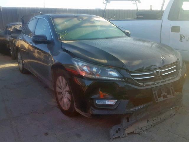 1HGCR2F83DA084666 - 2013 HONDA ACCORD EXL BLACK photo 1