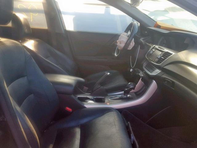 1HGCR2F83DA084666 - 2013 HONDA ACCORD EXL BLACK photo 5