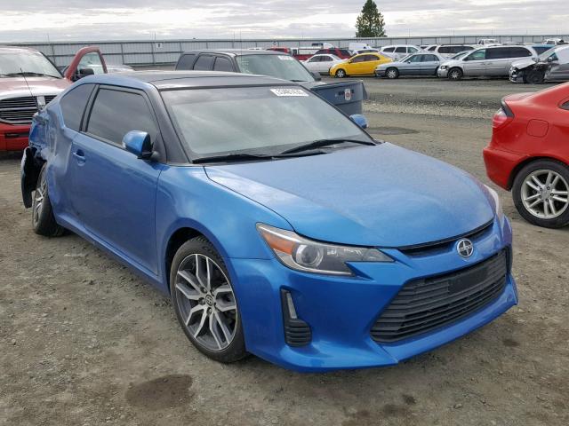 JTKJF5C74E3082533 - 2014 TOYOTA SCION TC BLUE photo 1