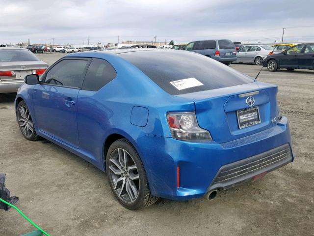 JTKJF5C74E3082533 - 2014 TOYOTA SCION TC BLUE photo 3