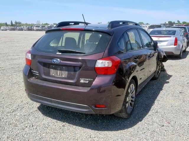 JF1GPAL67D2863247 - 2013 SUBARU IMPREZA SP MAROON photo 4